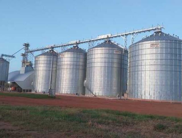 Construção de silos 